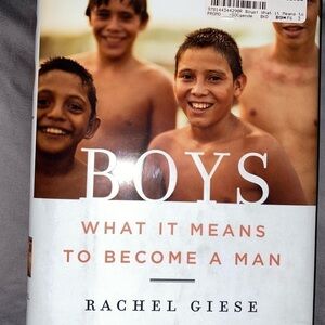 🎈$10 add on. Boys - What it means to become a man. Hardcover, R Geise.